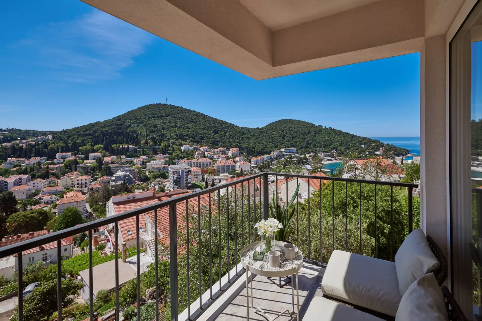 Apartment Blù-Two Bedroom Apartment with Terrace and Sea View-Terras