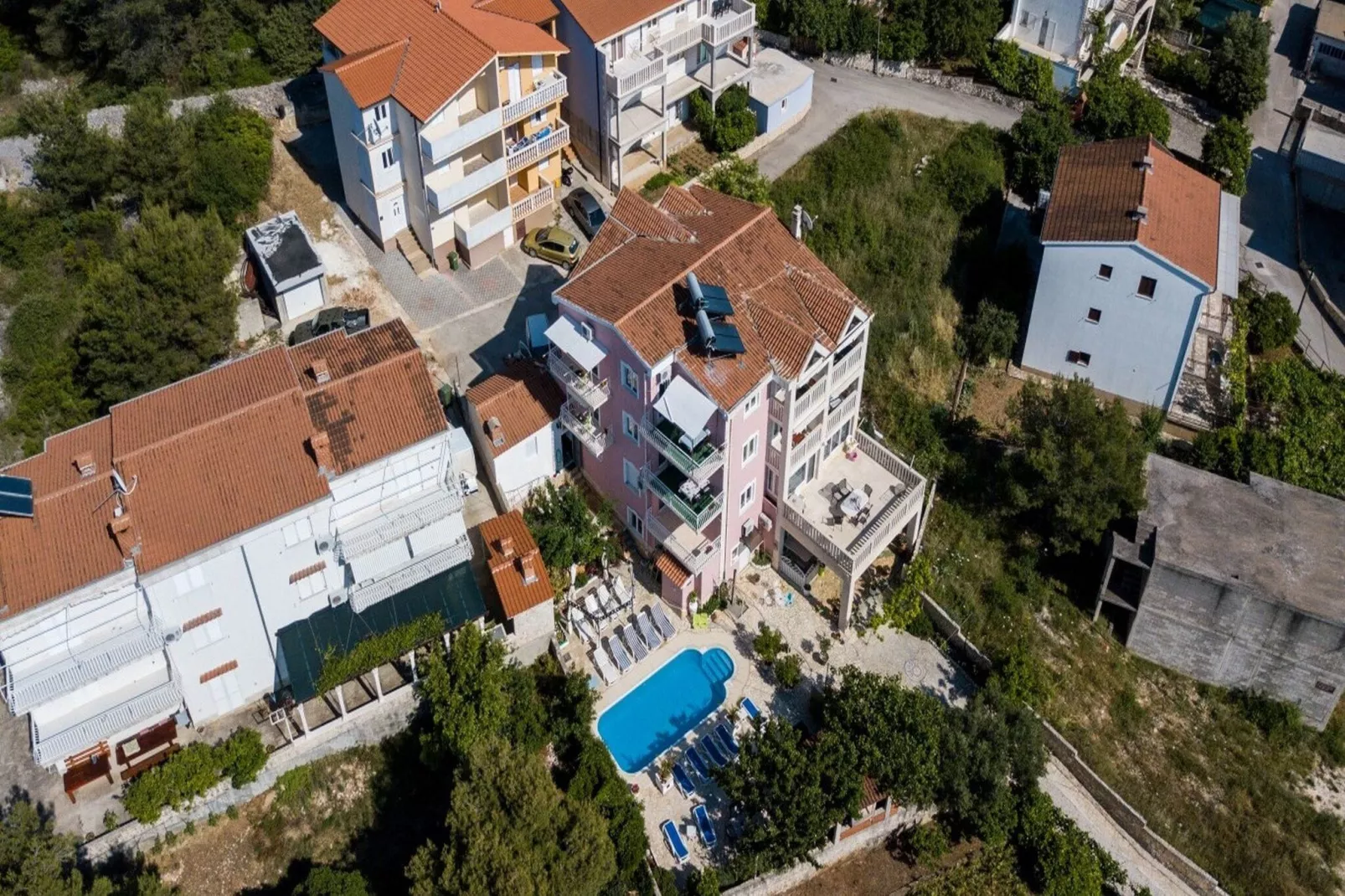 Villa Stil - Studio Apartment with Balcony and Sea View 101-Buitenlucht