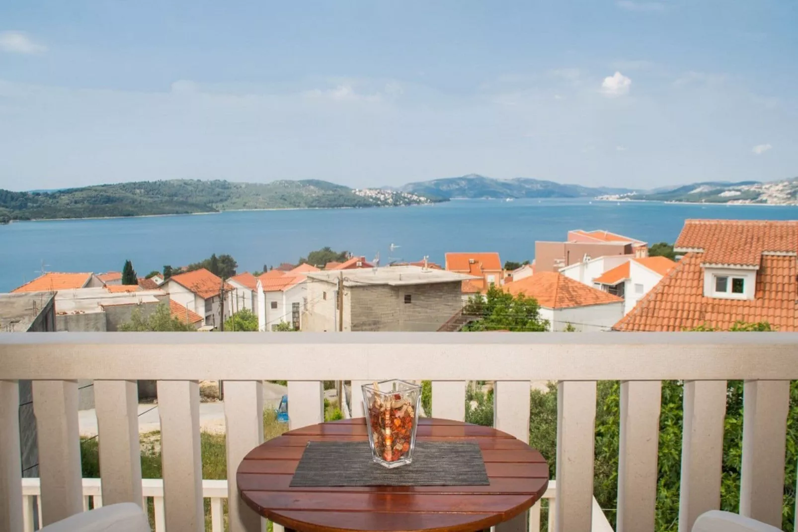 Villa Stil - Studio Apartment with Balcony and Sea View 103-Terrasbalkon