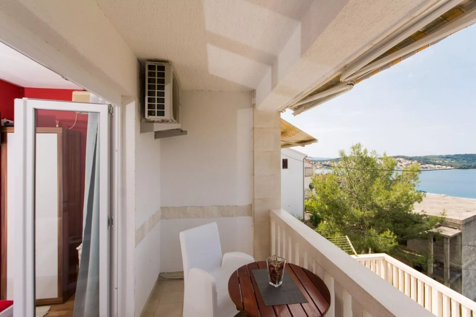 Villa Stil - Studio Apartment with Balcony and Sea View 103-Terrasbalkon