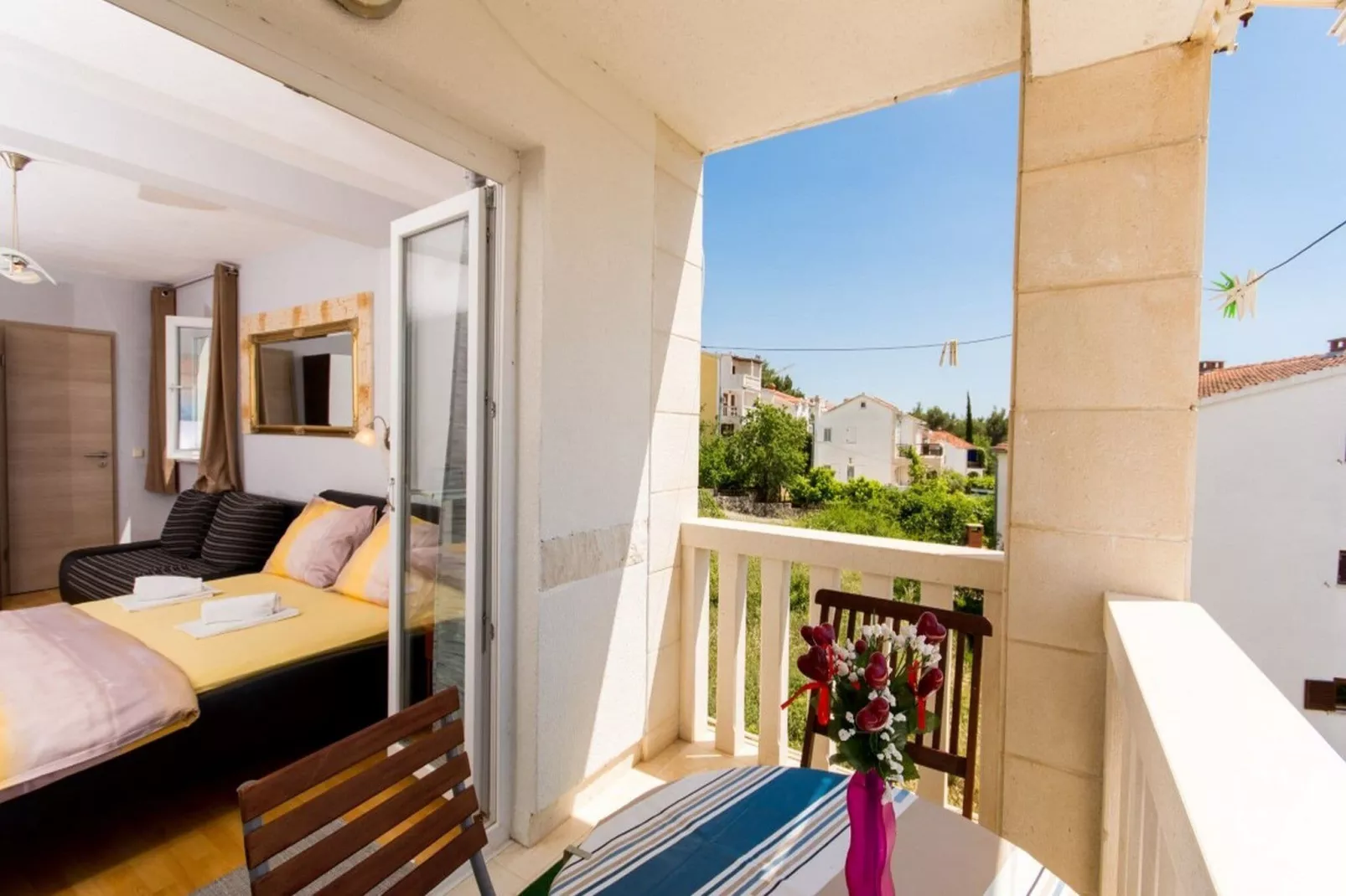 Villa Stil - One Bedroom Apartment with Balcony and Sea View 104 (Luxsor)-Terrasbalkon