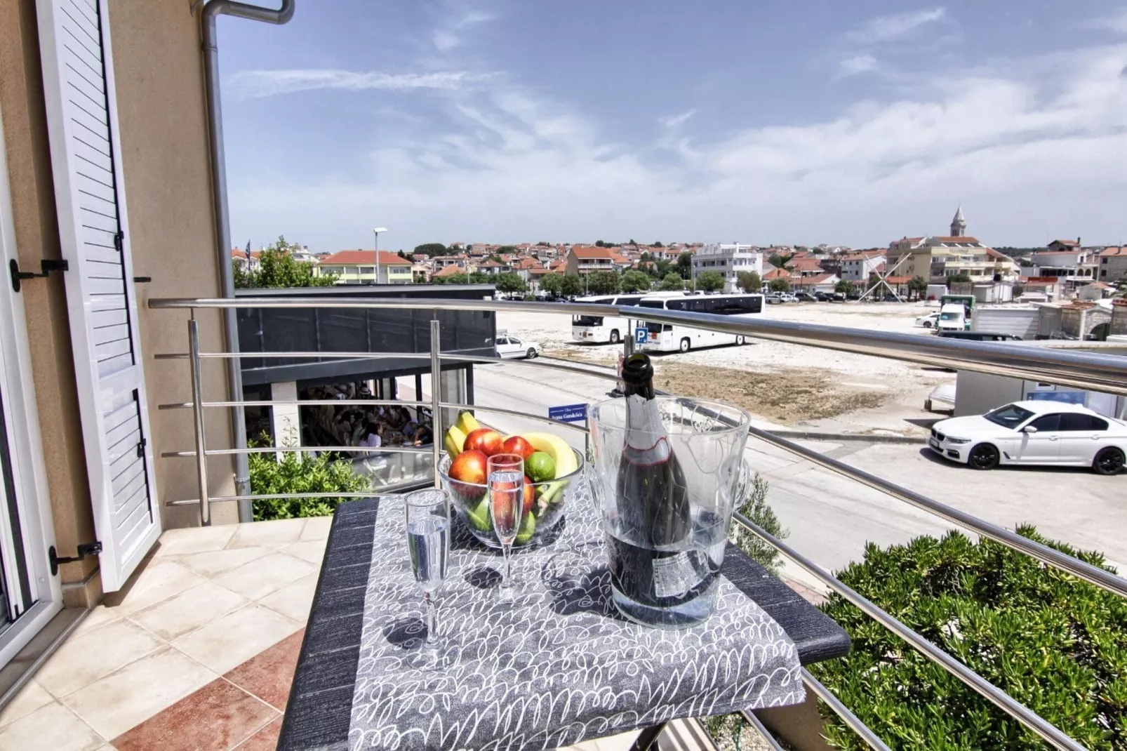 Apartments Victoria - One Bedroom Apartment with Terrace and Sea View (A1)-Terrasbalkon