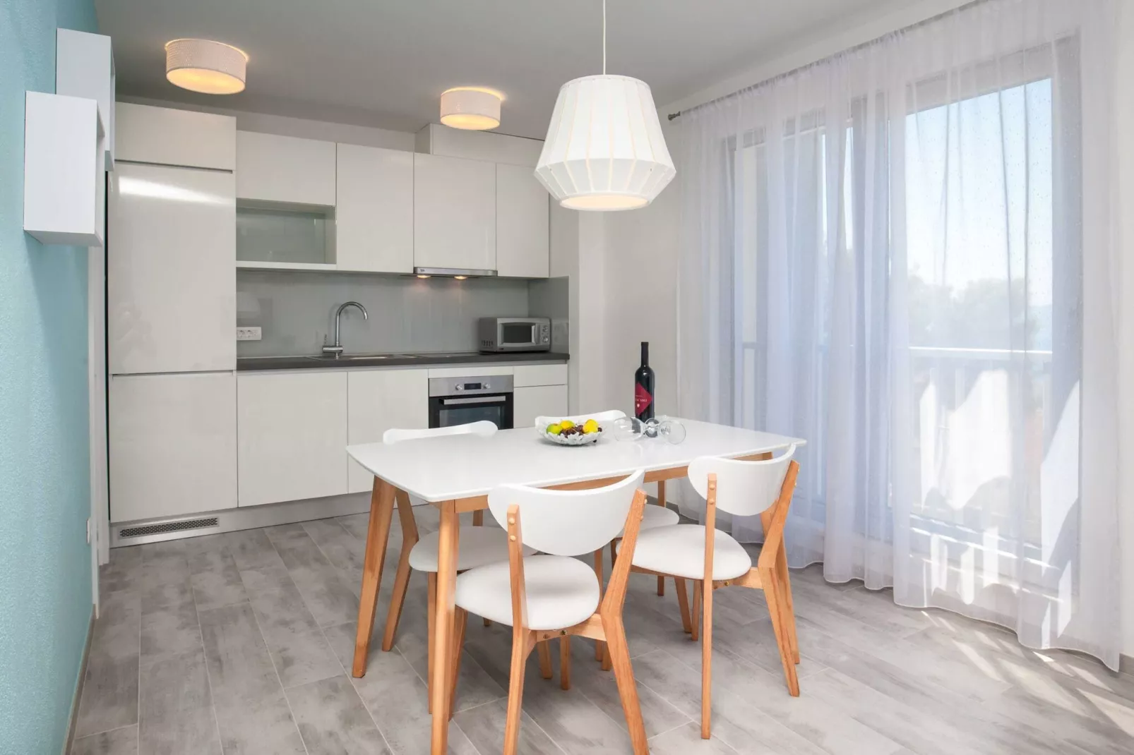 Apartments Dva Galeba -  Premium One Bedroom Apartment with Sea View (103)-Keuken