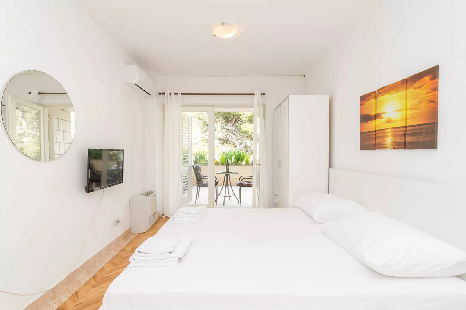 House Apartments Ariva - Studio Apartment with Balcony (2 Adults) - A2-Binnen