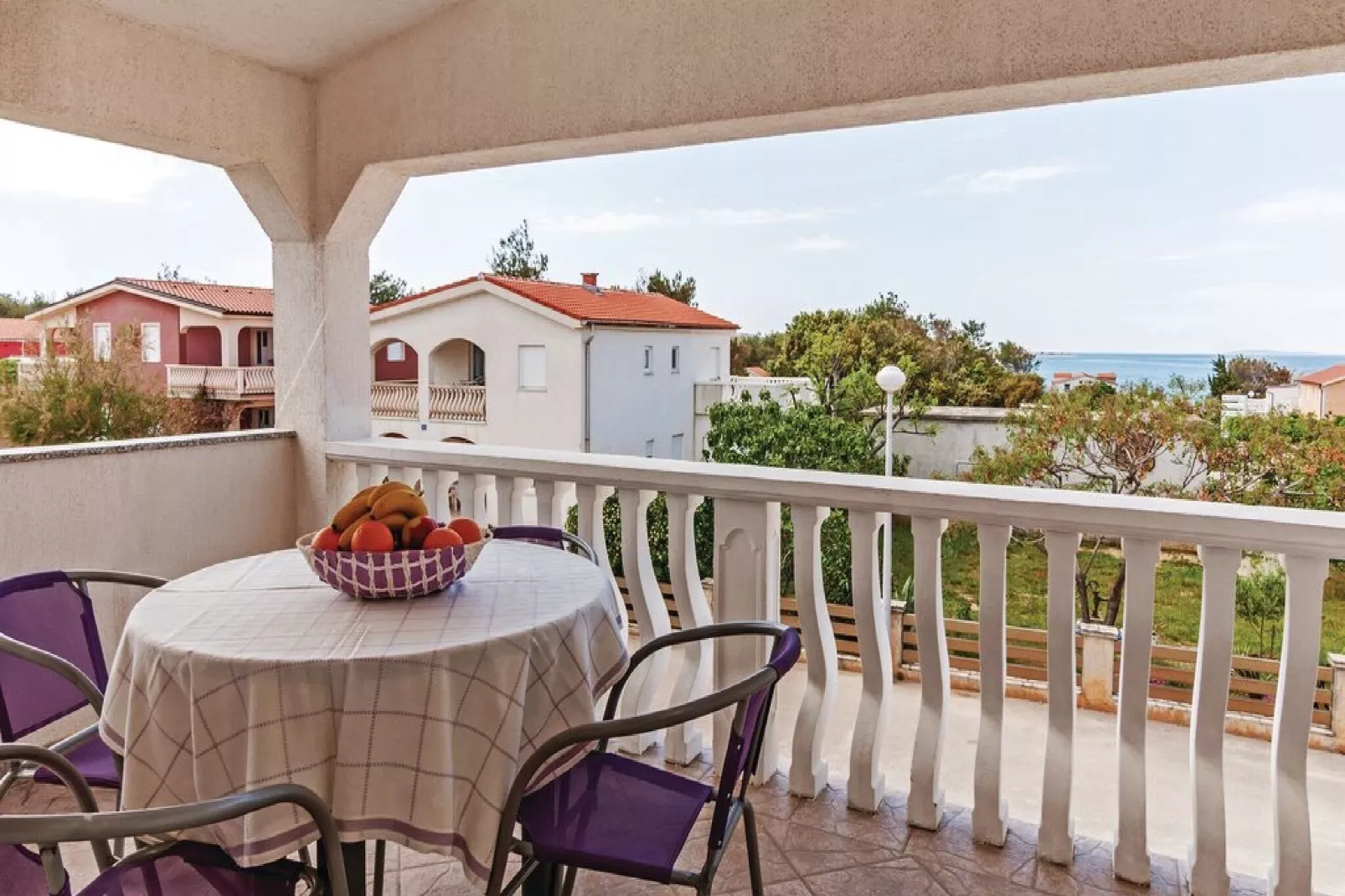 Apartments Hak - Two Bedroom Apartment with Terrace and Sea View (A3)-Terras