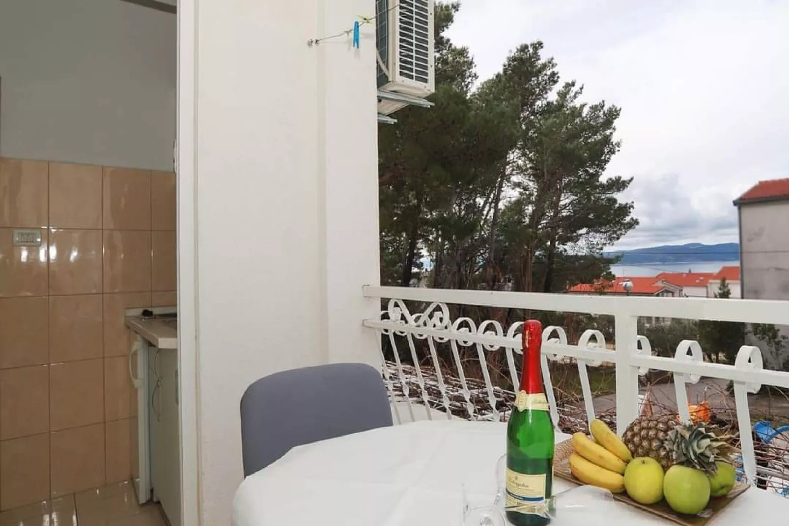 Apartments Pezo - Premium Studio with Balcony and Sea View (Mira 1)-Terrasbalkon