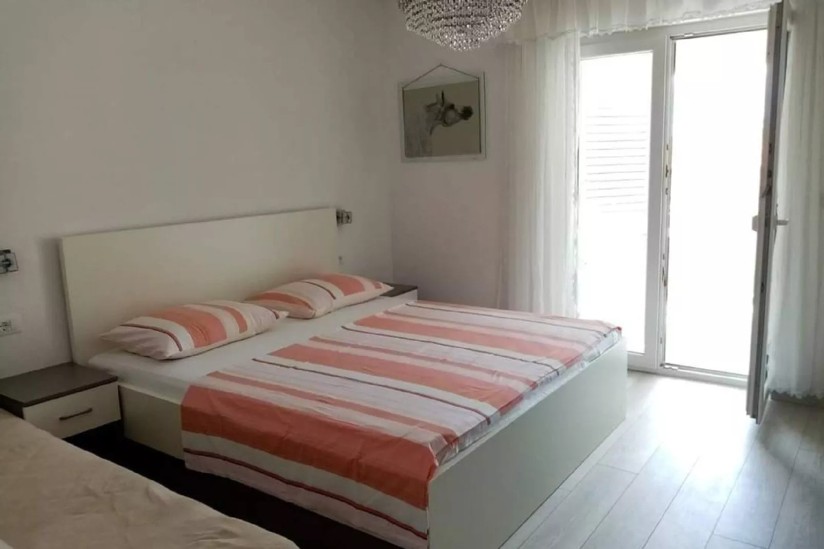 Apartments Pezo - Superior Studio with Balcony and Sea View (Mira 5)-Slaapkamer