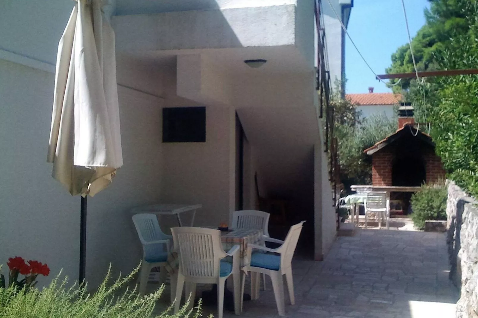 Apartments Villa Pelegrin - Studio Apartment with Sea View (Apartment C)-Terras