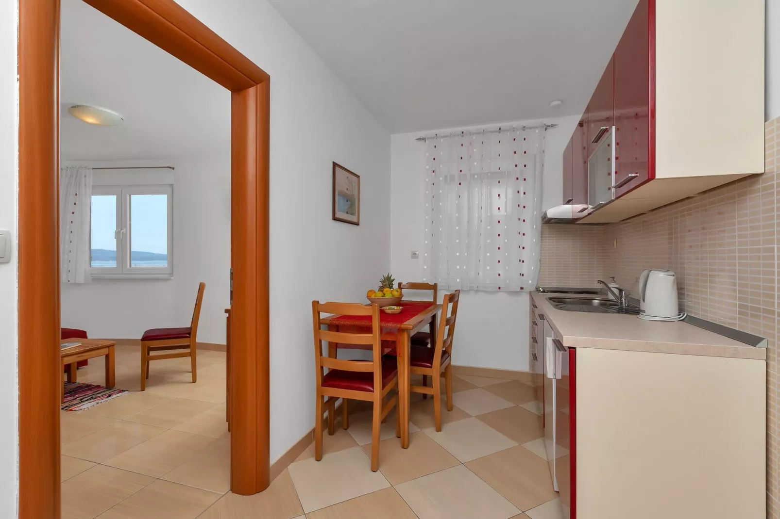 Apartments Villa Juric -  One-Bedroom Apartment (Crveni 1)-Keuken