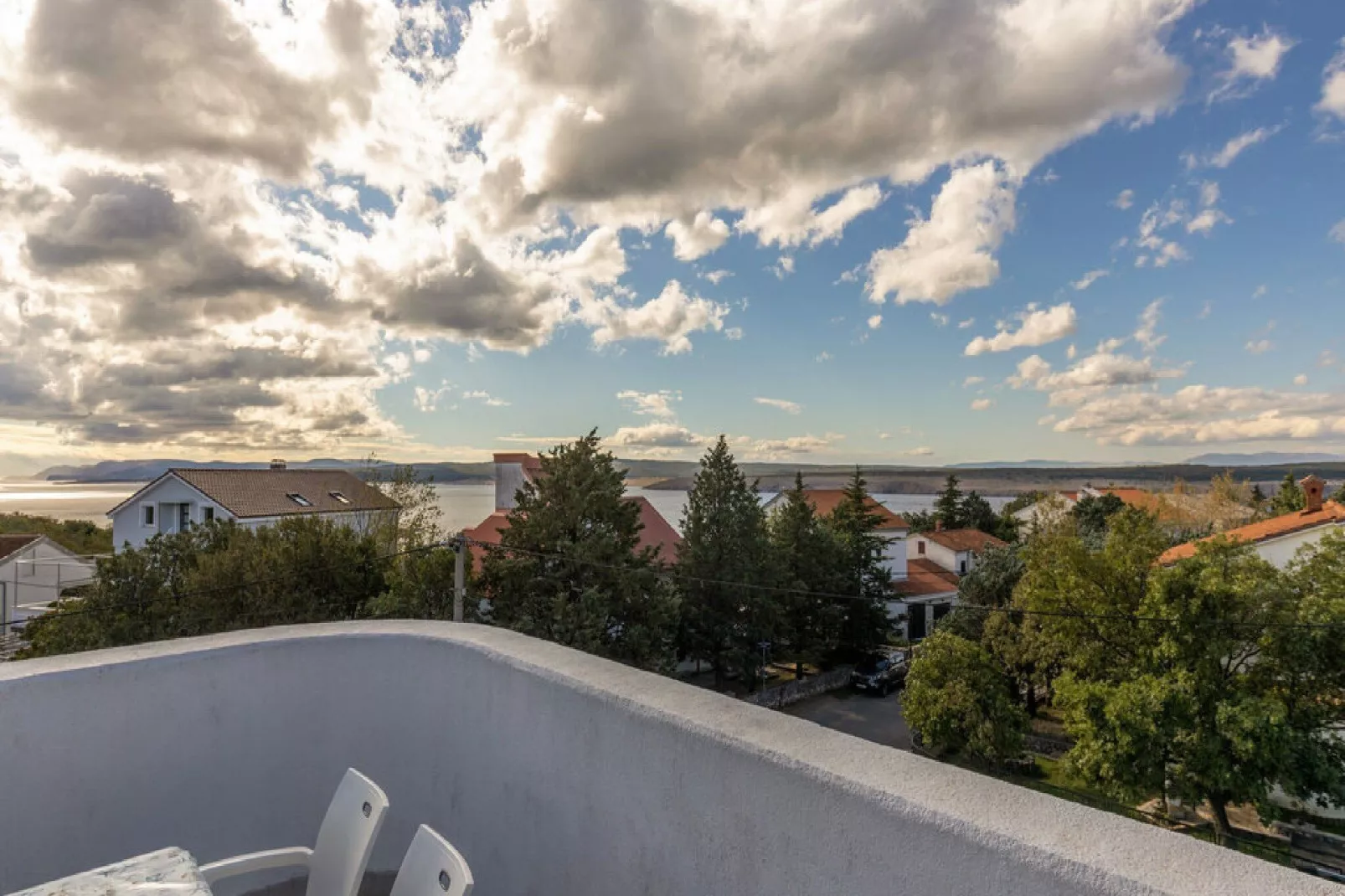 Apartments Ilija Njavro - One Bedroom Apartment with Terrace and Sea View (Apartment 4)-Terras