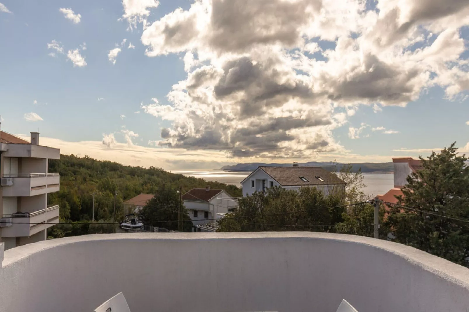 Apartments Ilija Njavro - One Bedroom Apartment with Terrace and Sea View (Apartment 4)-Terras