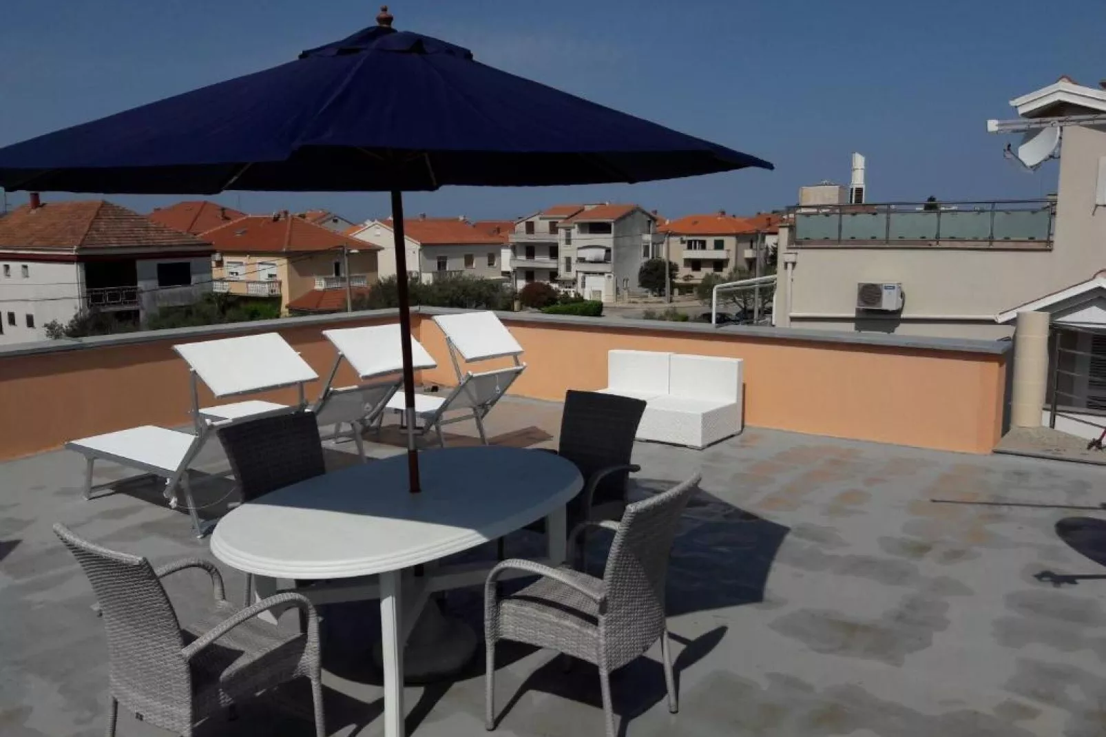 Apartments Amalia - Two Bedroom Apartment with Roofed Terrace (Amalia 2)-Terras