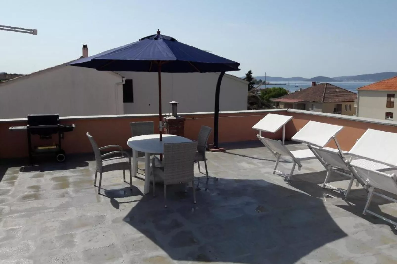 Apartments Amalia - Two Bedroom Apartment with Roofed Terrace (Amalia 2)-Terras