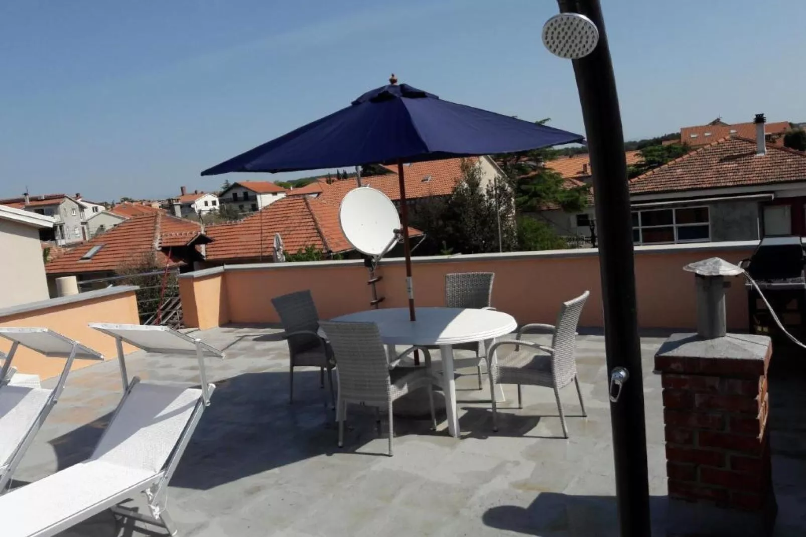 Apartments Amalia - Two Bedroom Apartment with Roofed Terrace (Amalia 2)-Terras