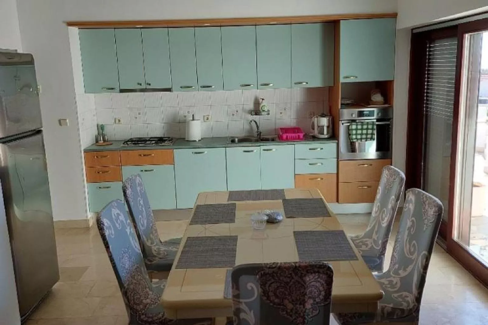 Apartments Kozino - Three Bedroom Apartment with Terrace and Sea View (Apartment 3)-Keuken