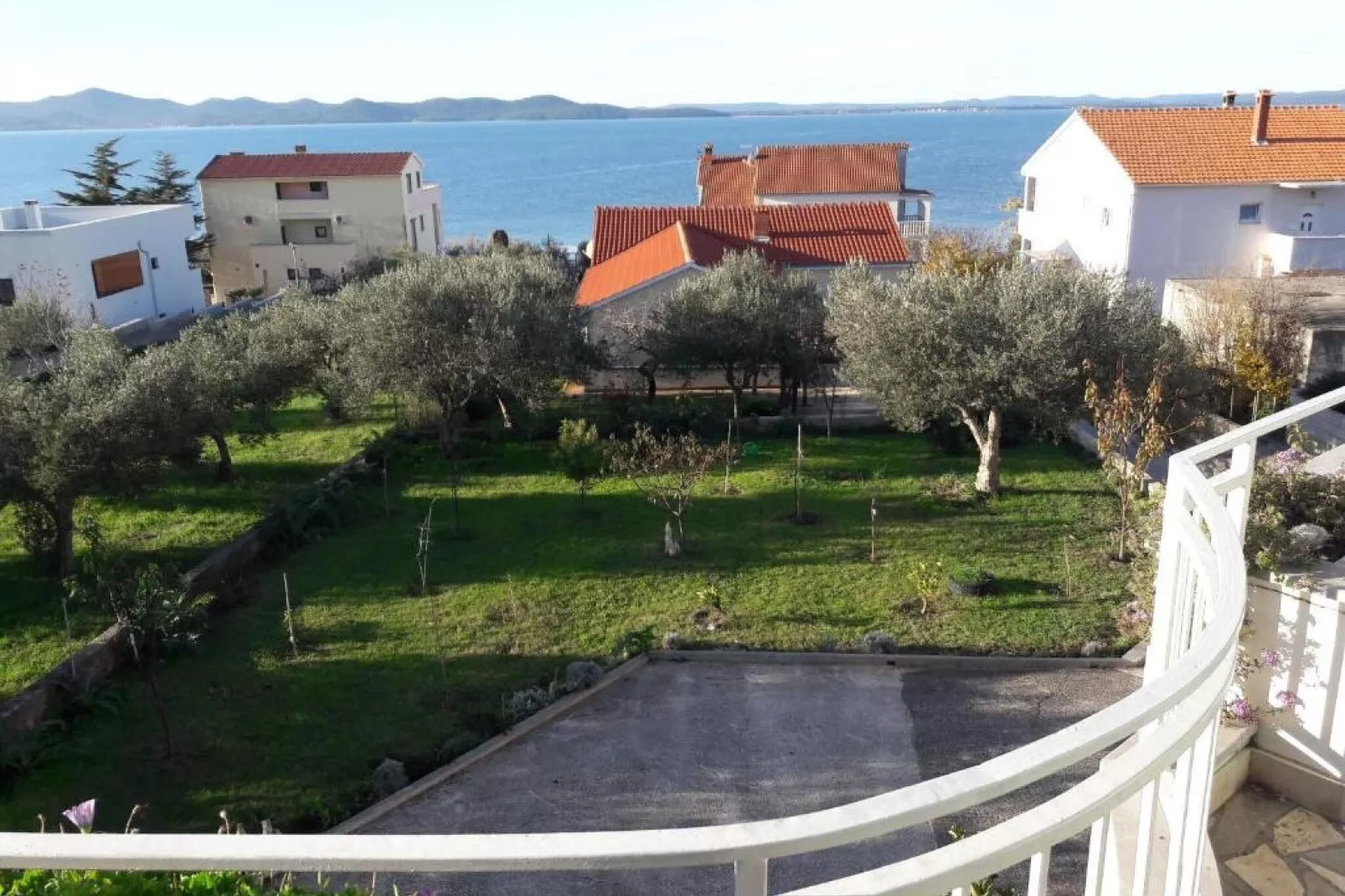 Apartments Kozino - Three Bedroom Apartment with Terrace and Sea View (Apartment 3)-Terras