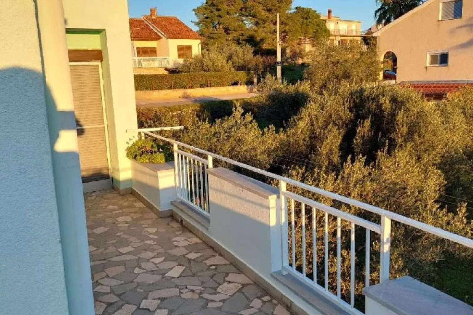 Apartments Kozino - Three Bedroom Apartment with Terrace and Sea View (Apartment 3)-Terras