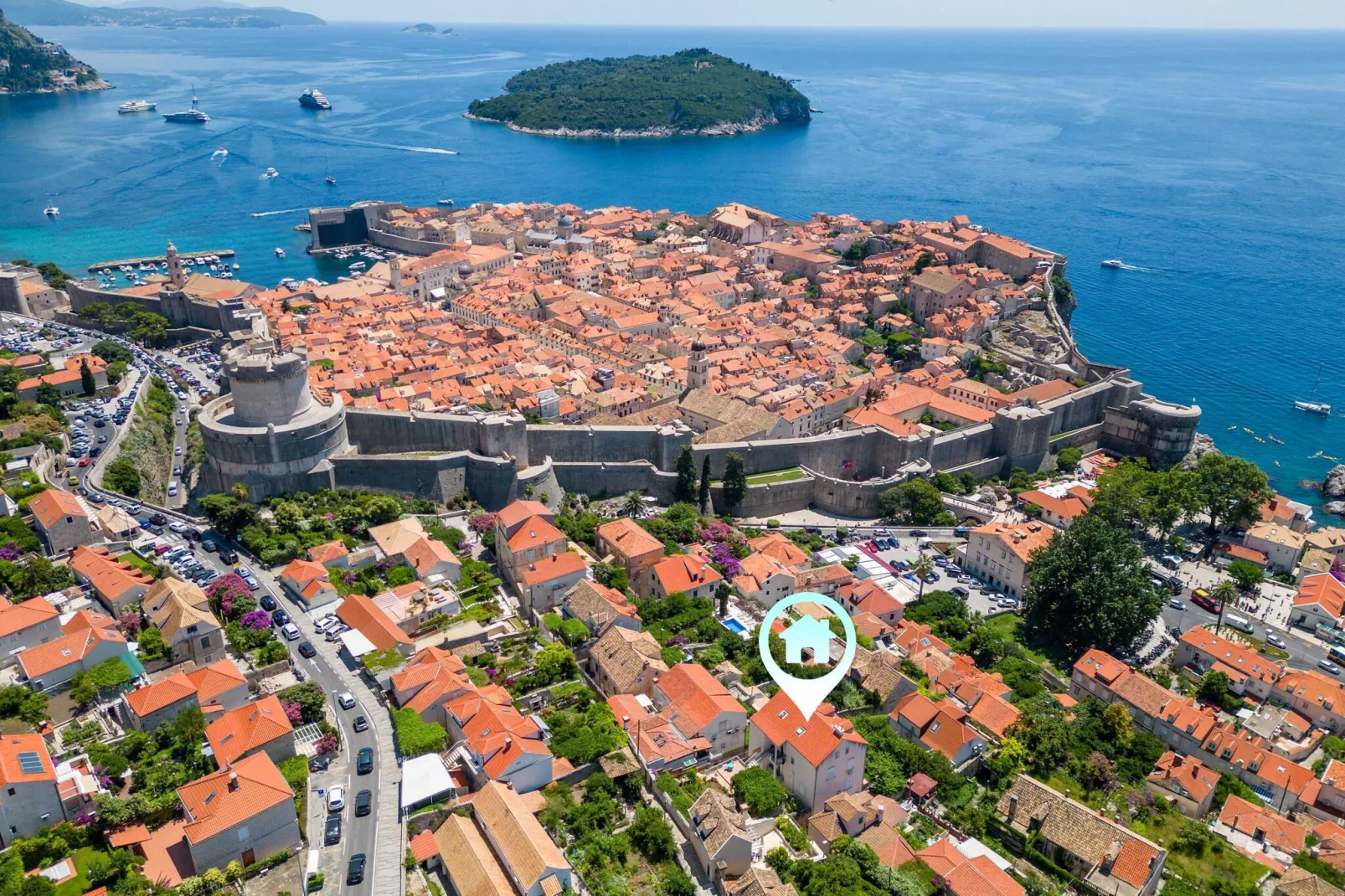 Dubrovnik Fantasy Apartments - Studio with Sea and city view - 1-Buitenlucht