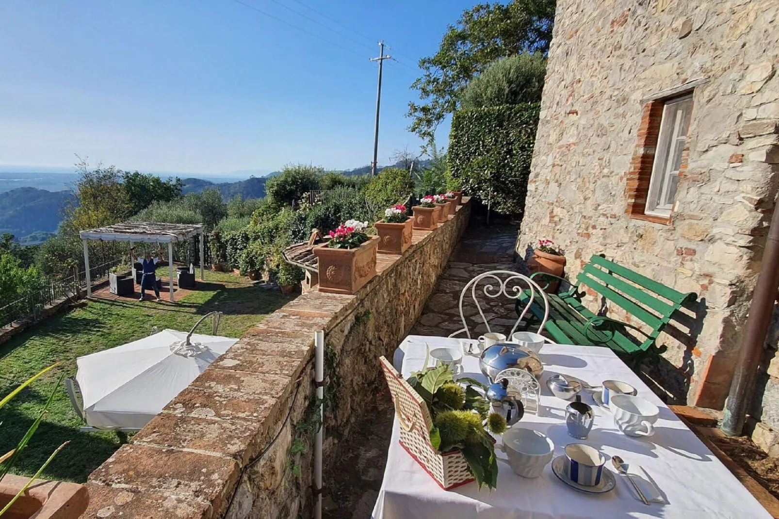 Borgo Bucatra Tramonto-Terrasbalkon