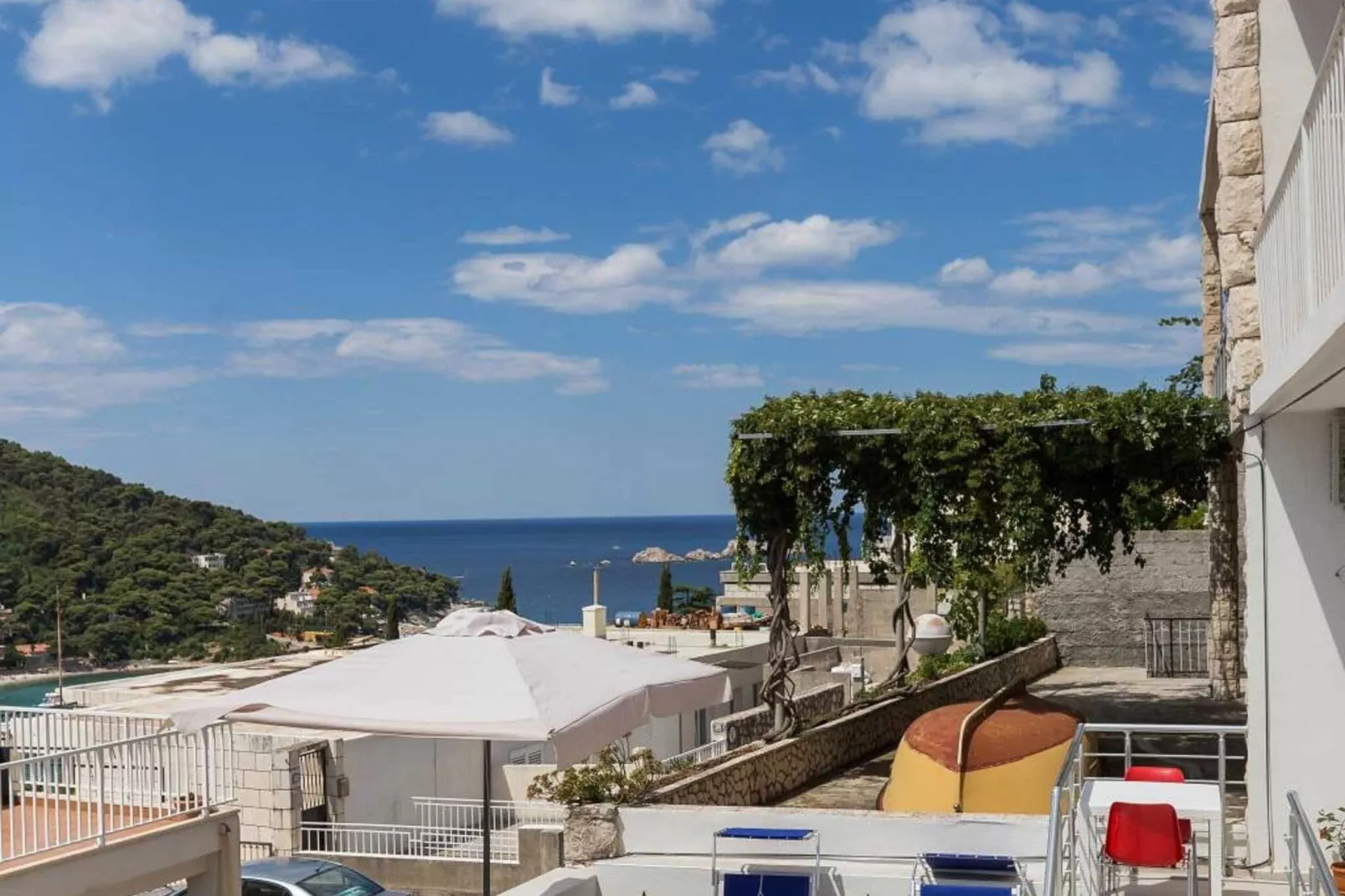 Stuck in the Moment Apartment - One Bedroom Apartment with Terrace and Sea View (A2+1)-Terras