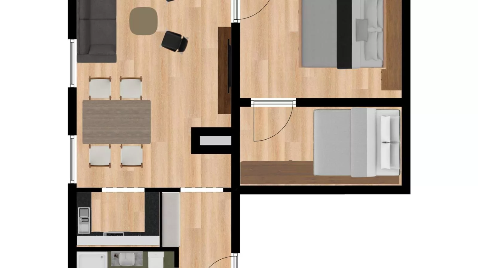 Villa Felding top 1-Plattegrond