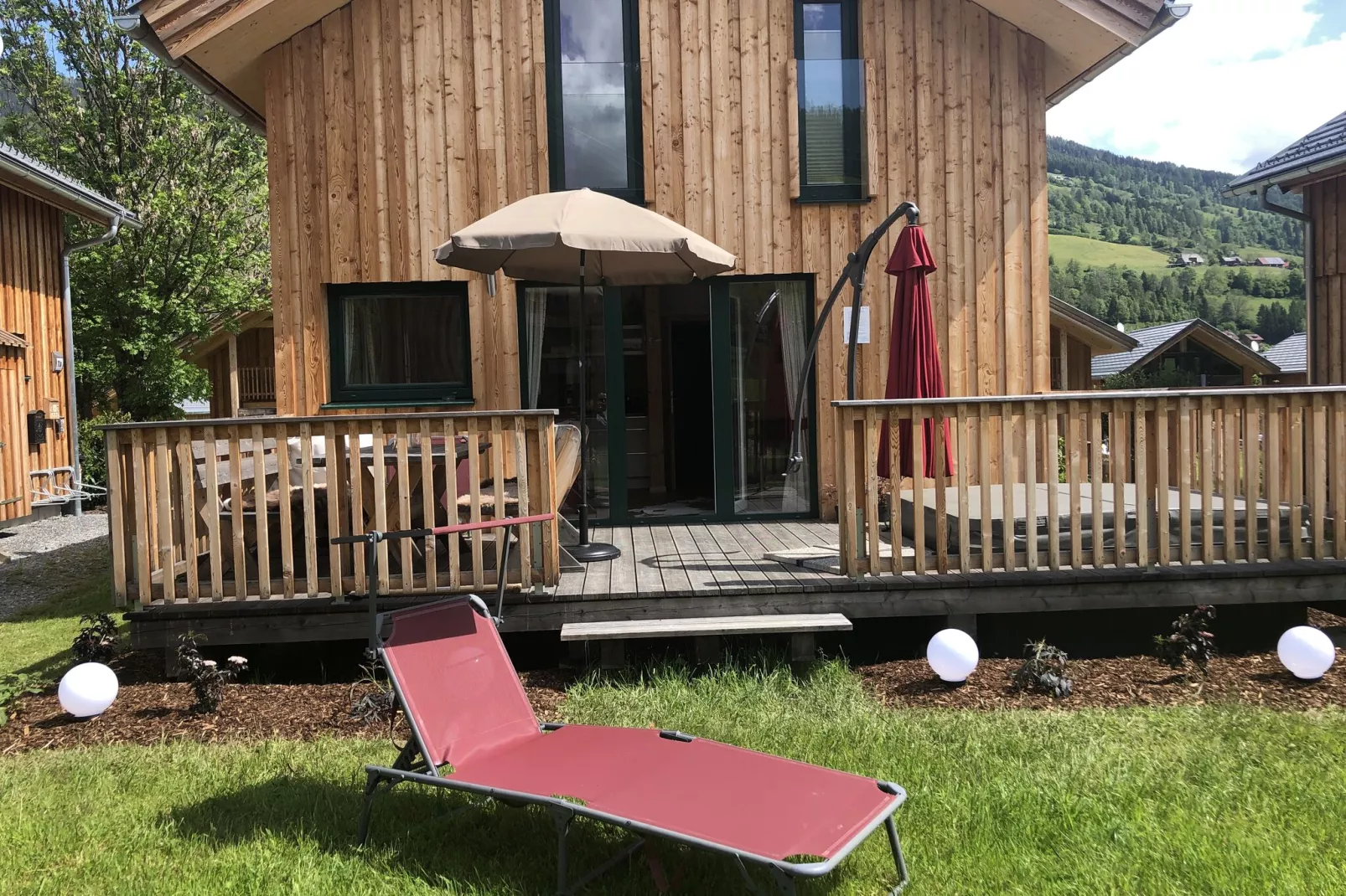 Kreischberg Chalets 11b-Tuinen zomer