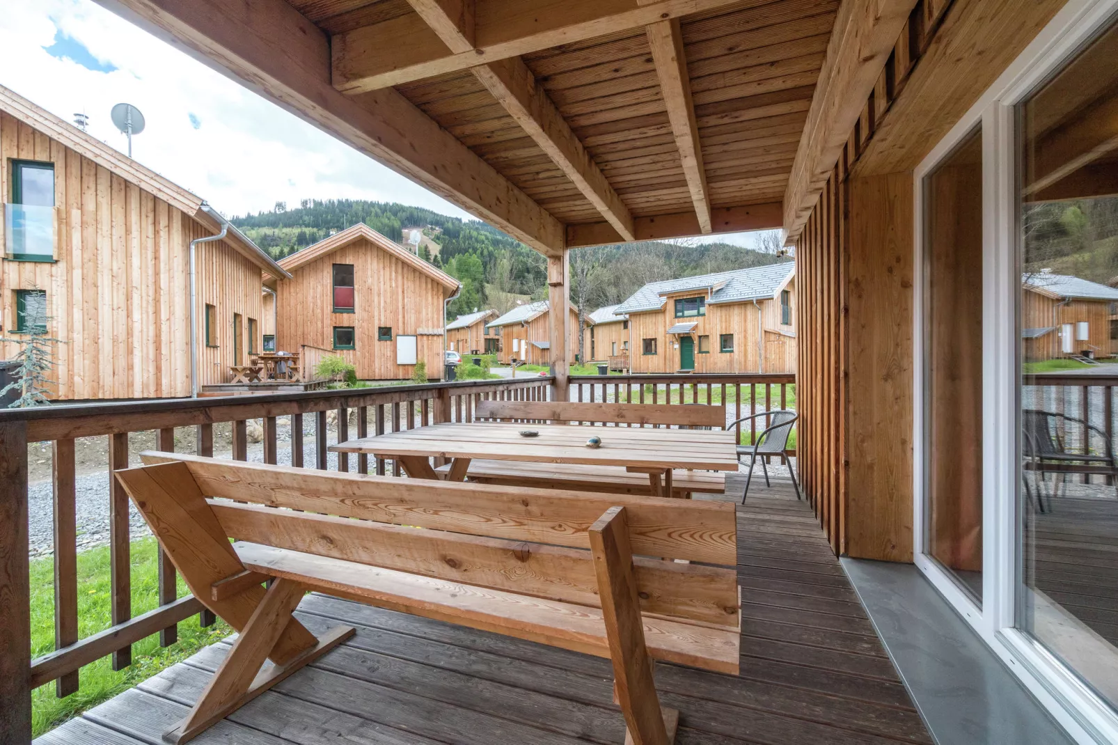 Kreischberg Chalets 5-Terrasbalkon