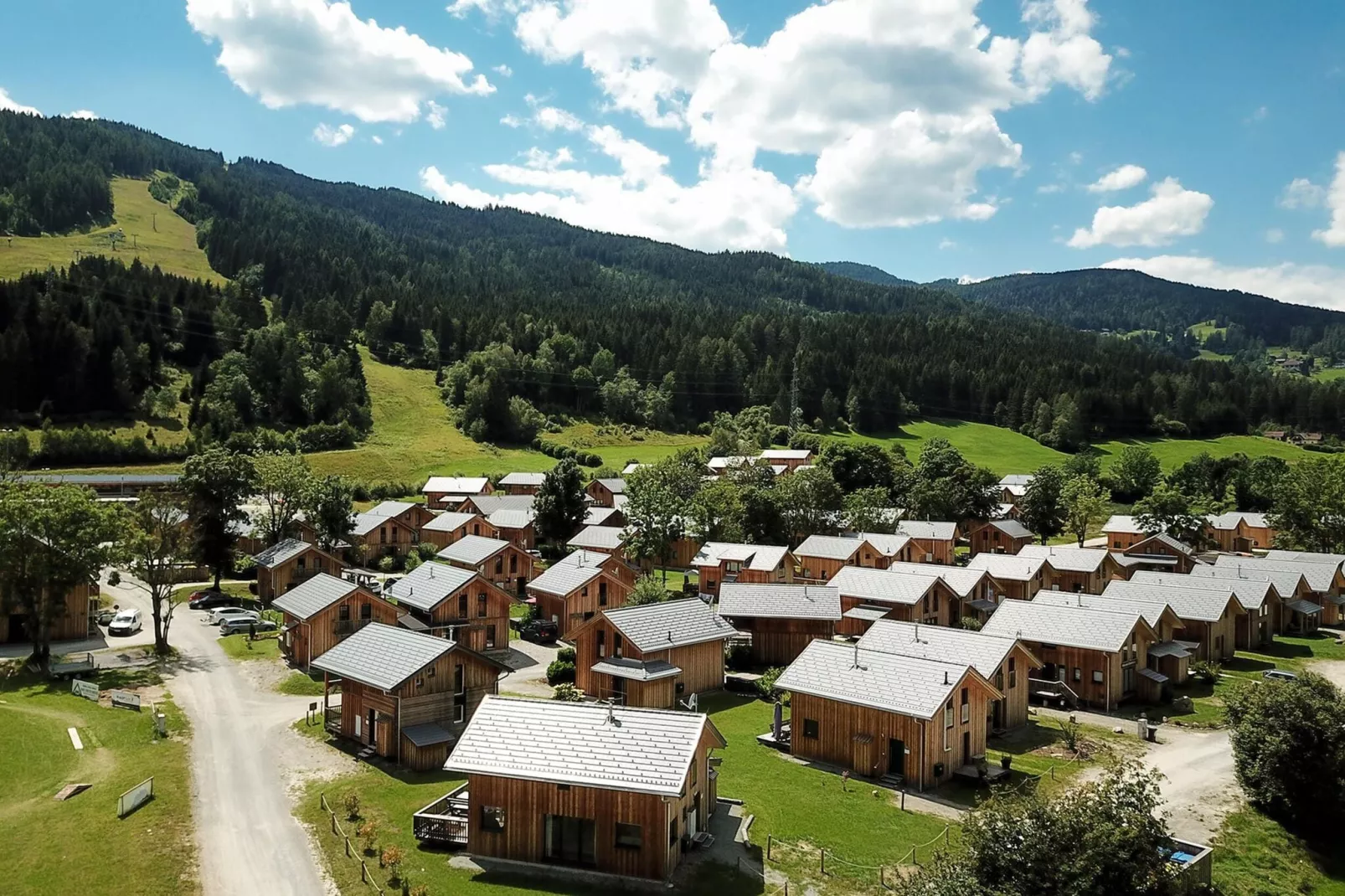 Kreischberg Chalets 12b-Gebieden zomer 1km