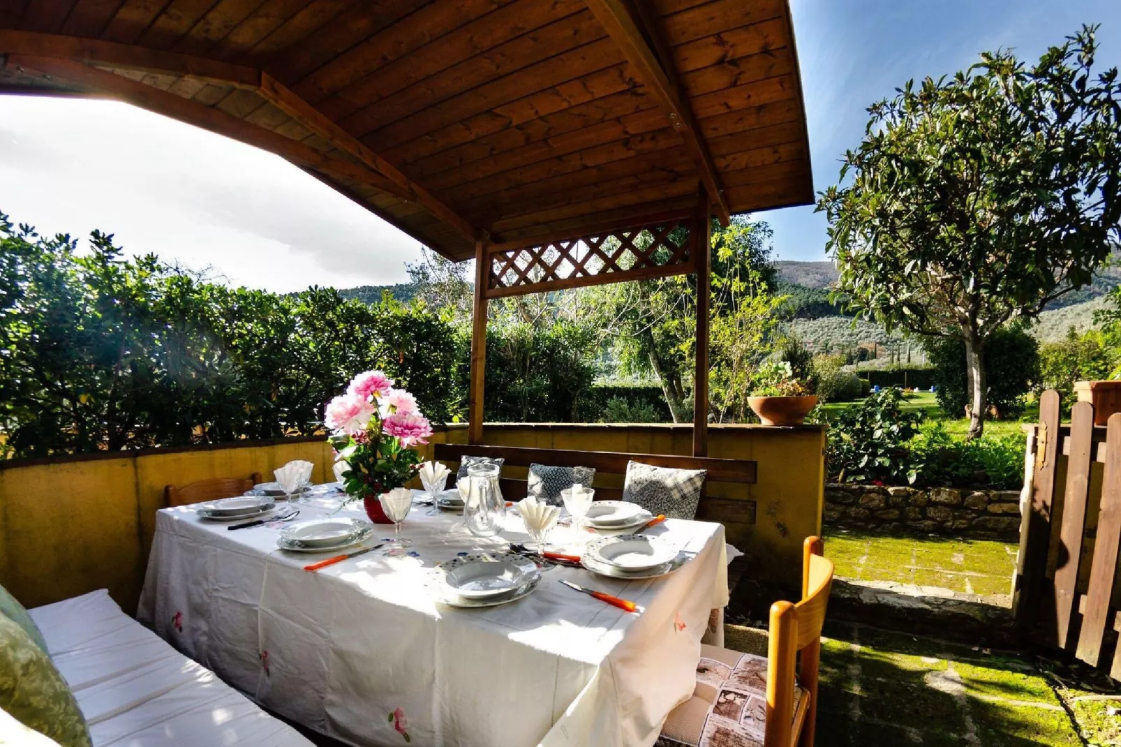 Podere di Mero Casolare-Terrasbalkon