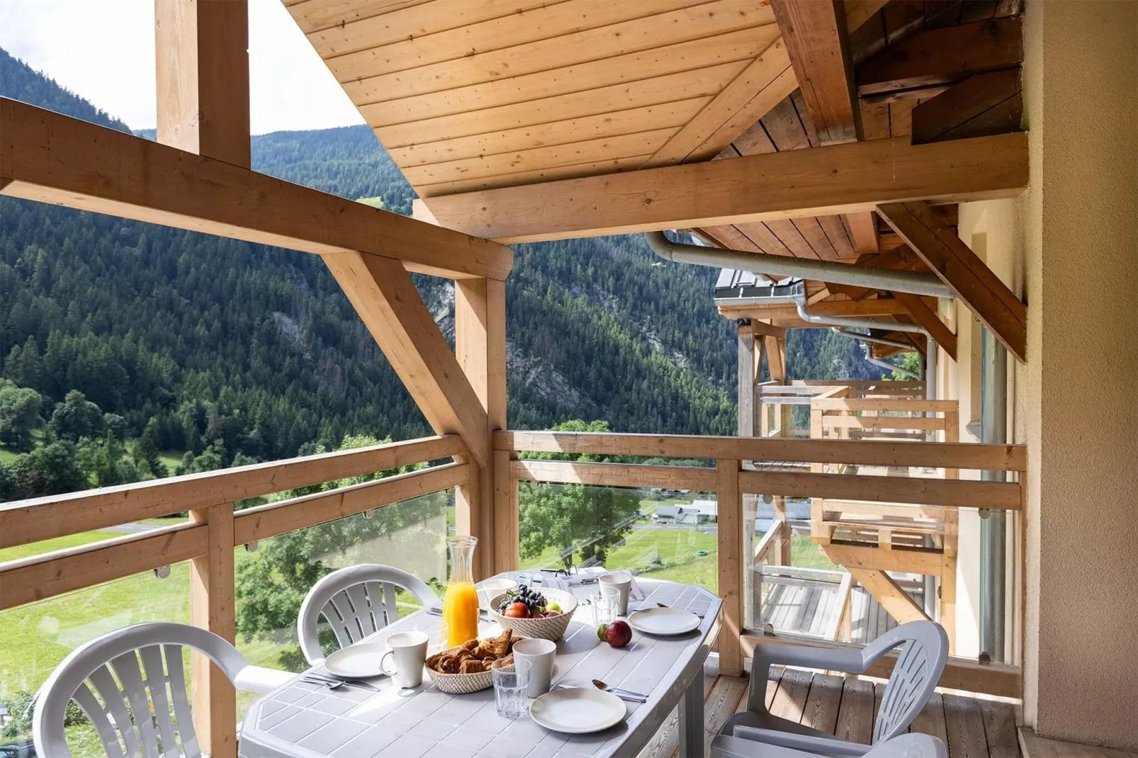 Chalets Les Amis 4-Terrasbalkon