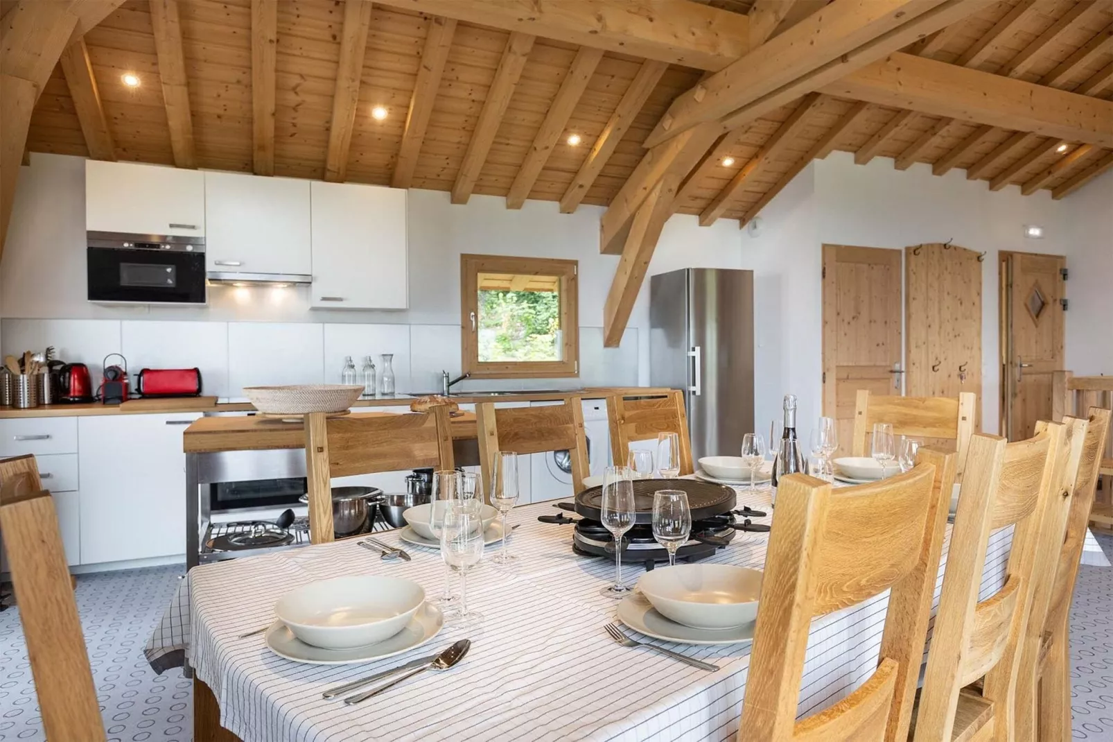 Chalets Les Amis 5-Eetkamer