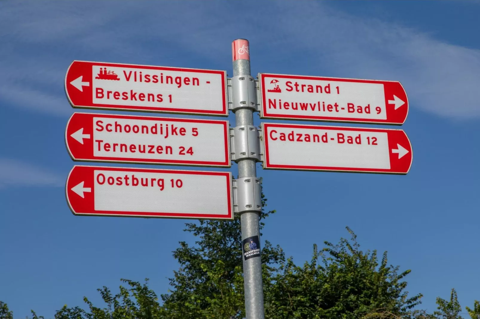 Strandhuis Schoneveld-Gebieden zomer 5km