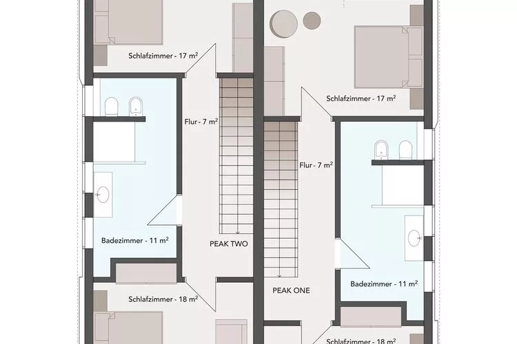 Peak One-Plattegrond