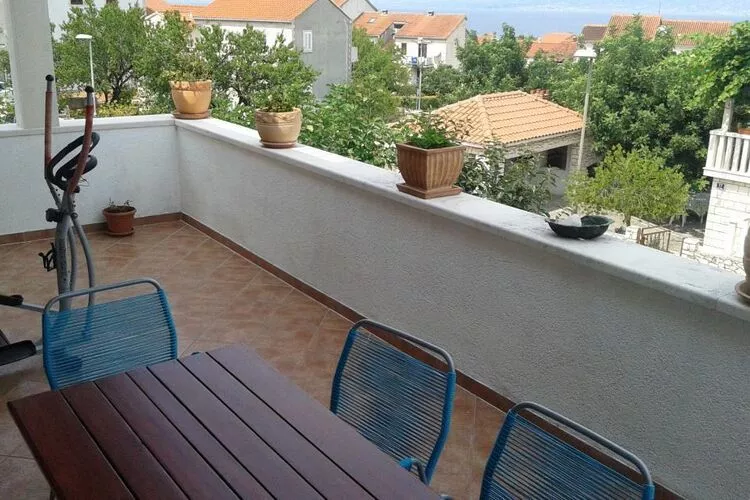 Apartments Magda - Duplex Three Bedroom Apartment with Balcony and Sea View (A1) - (ST)-Terras