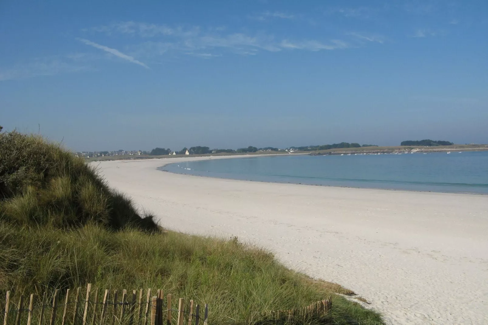 50m vom Sandstrand Ferienhaus Ploudalmézeau-Gebieden zomer 1km