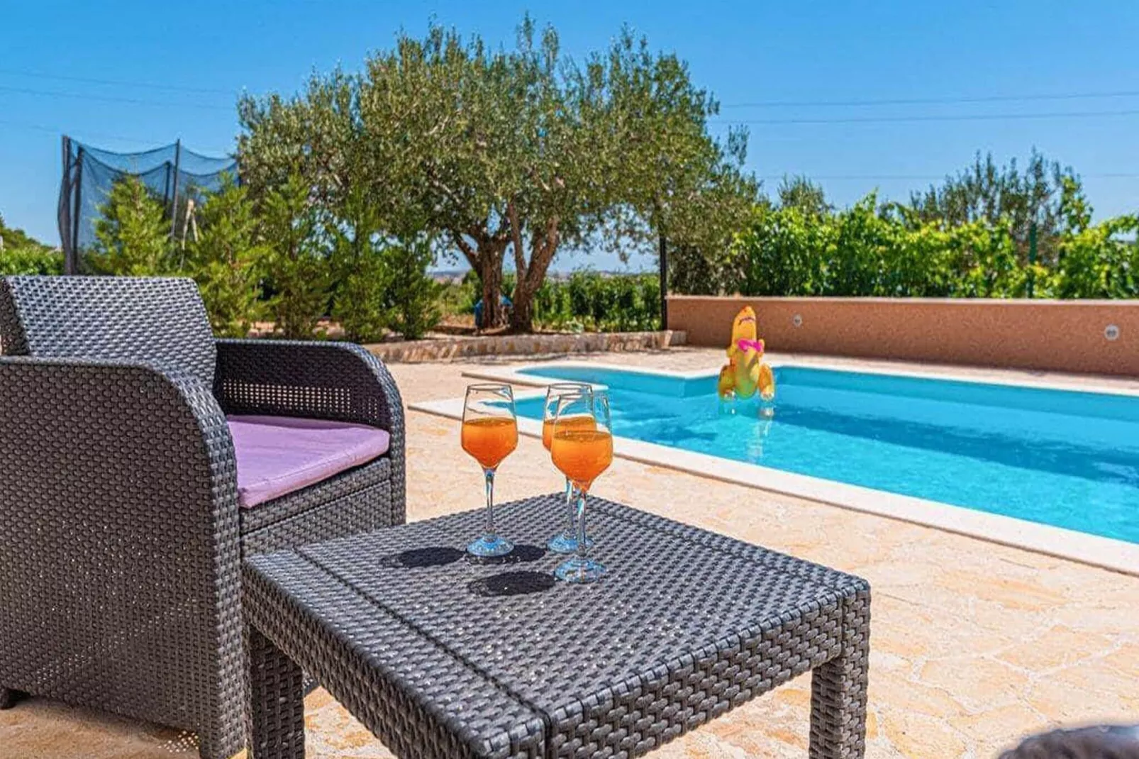 Apartment Niko - Two Bedroom Apartment with Swimming Pool-Terras