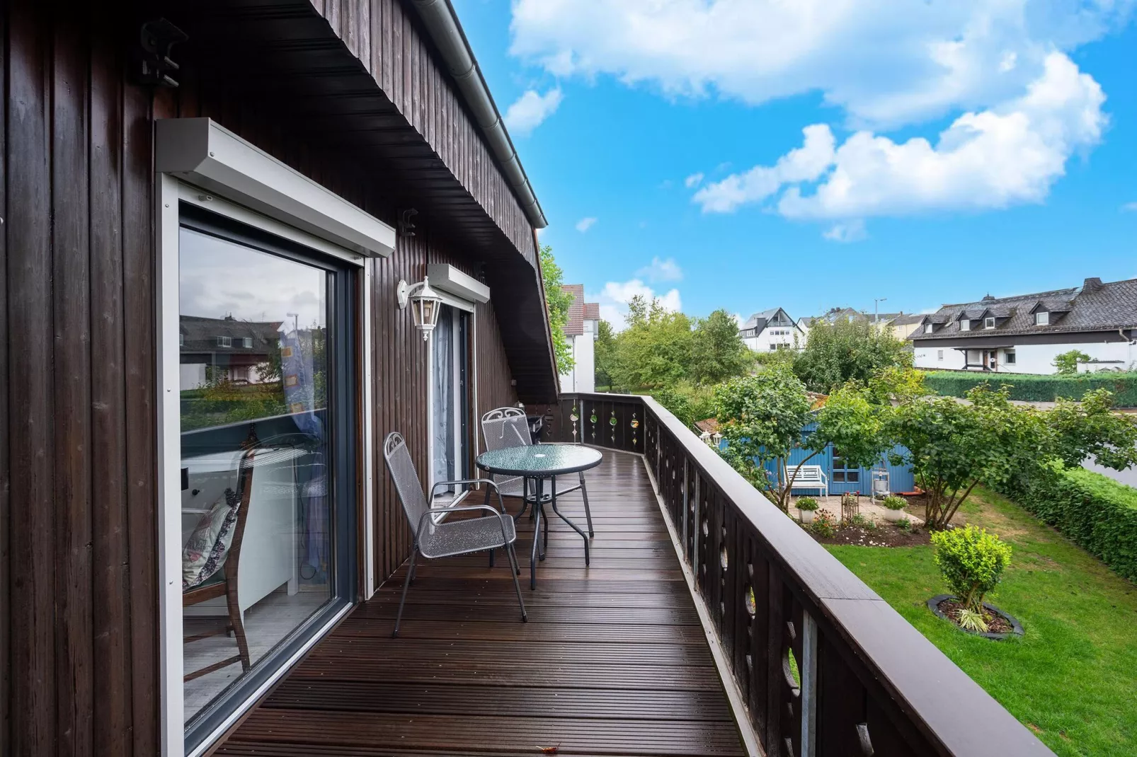 Ferienwohnung zum Zaubergarten-Terrasbalkon