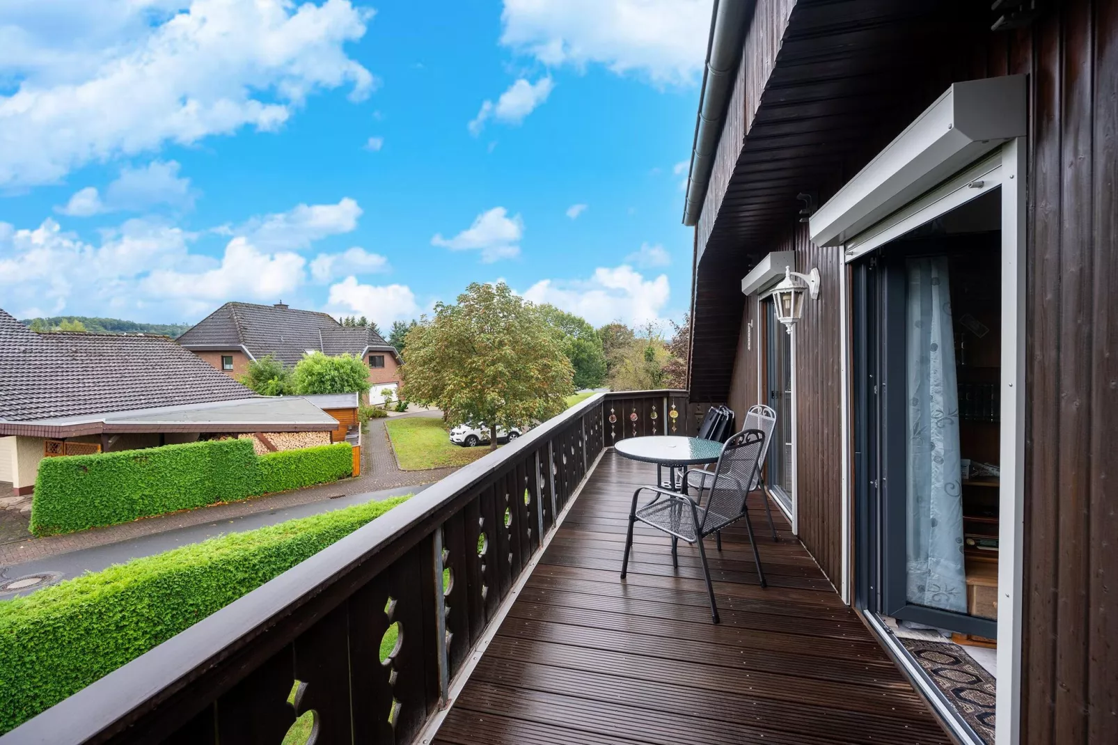 Ferienwohnung zum Zaubergarten-Terrasbalkon