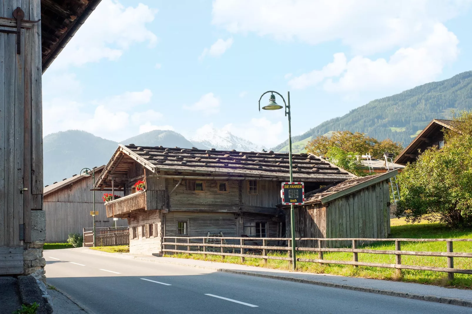 Haus Nissl-Gebieden zomer 1km