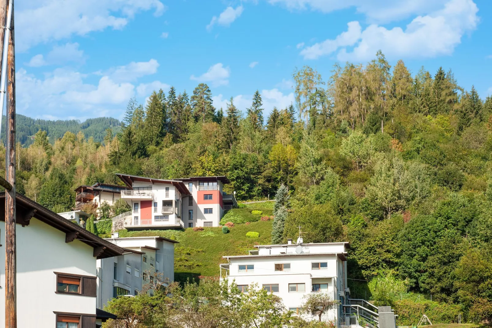 Haus Nissl-Gebieden zomer 1km