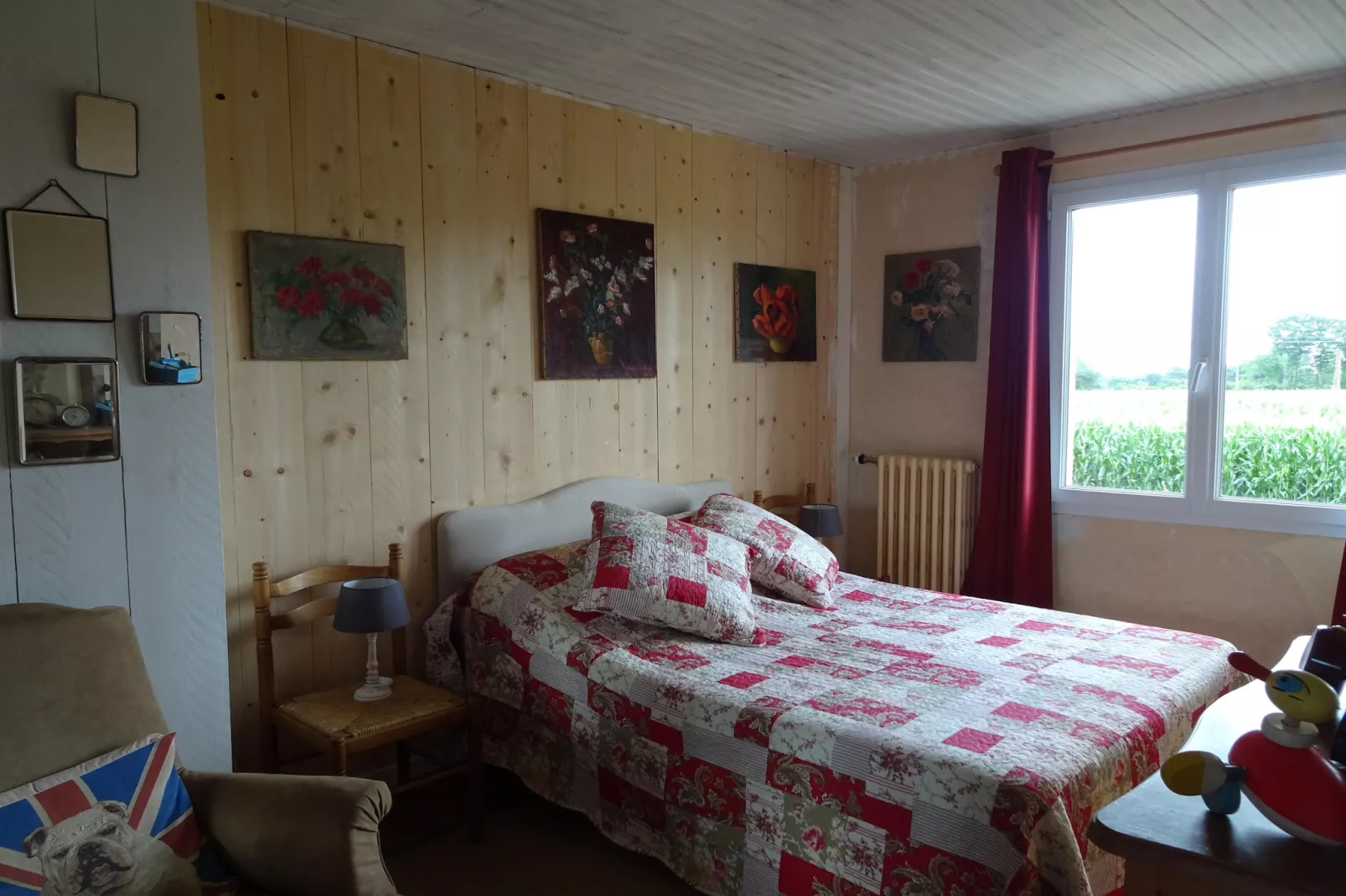 Holiday home in Canville la Rocque-Slaapkamer