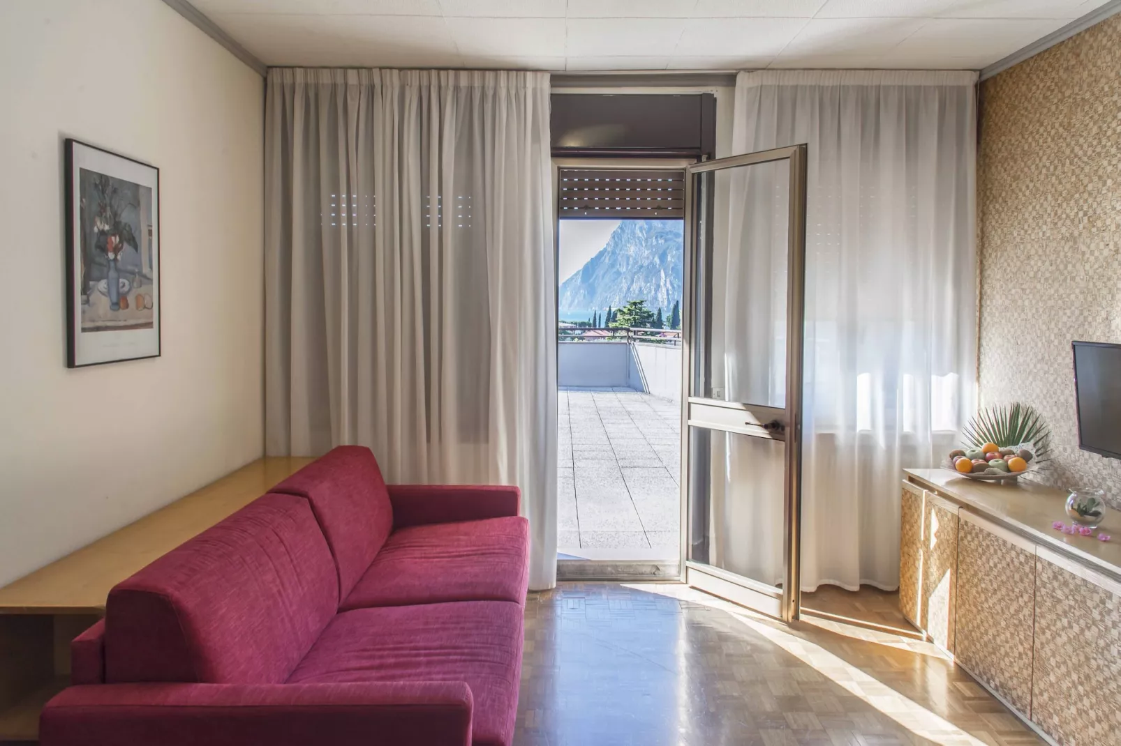 Residence Monica, Riva del Garda-AP1 STD-Woonkamer