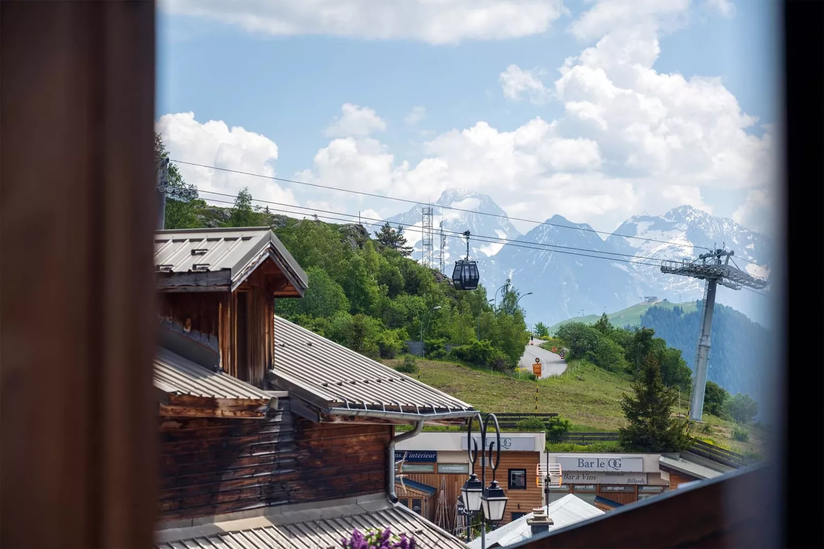 Chalet Petite Etoile-Uitzicht zomer