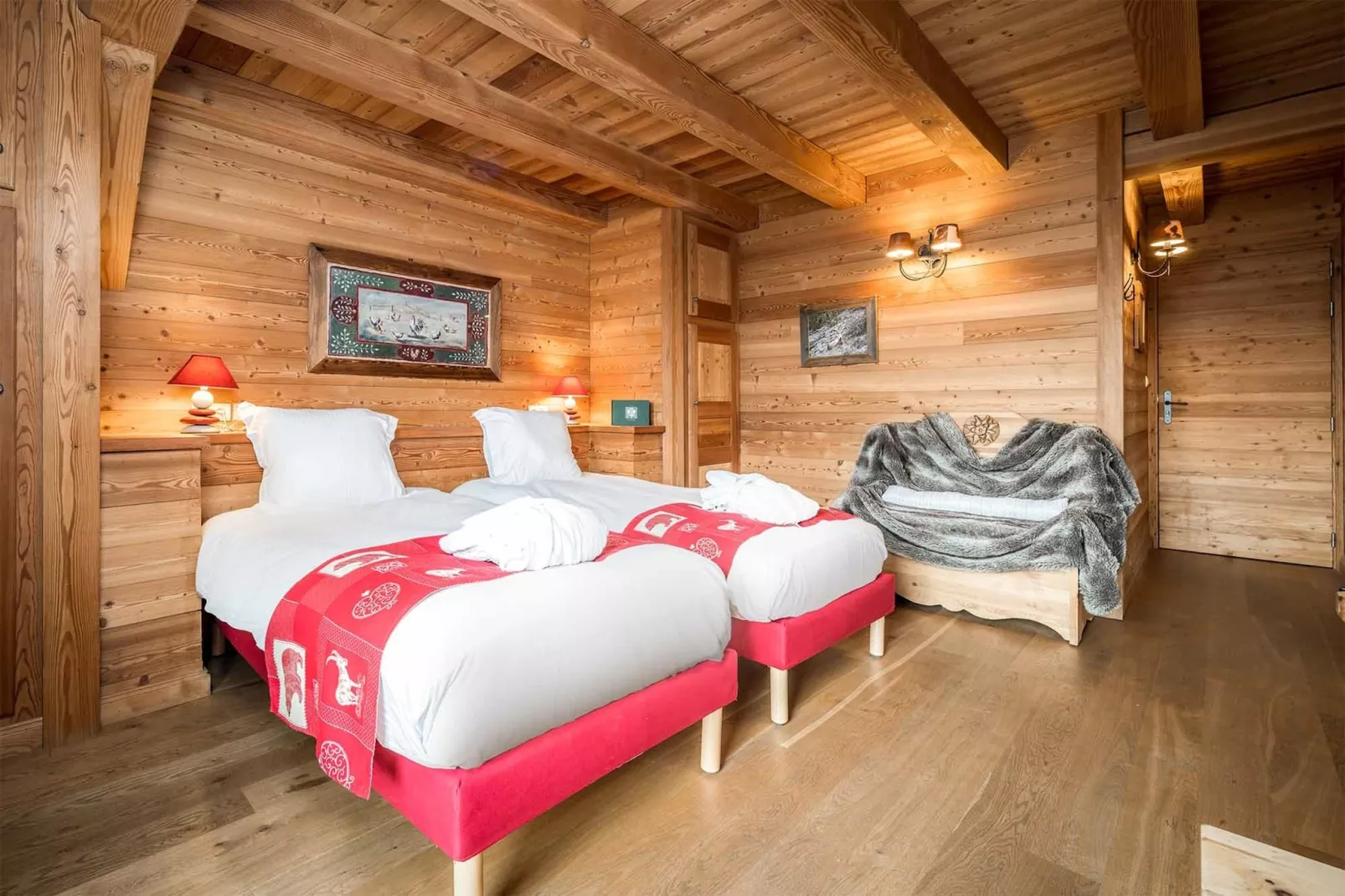 Chalet Lièvre Blanc-Slaapkamer