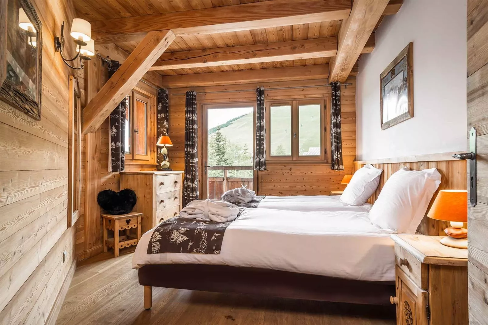 Chalet Lièvre Blanc-Slaapkamer