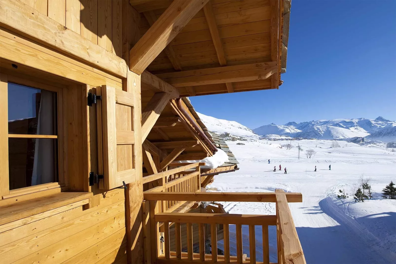 Chalet Marmotte-Uitzicht winter