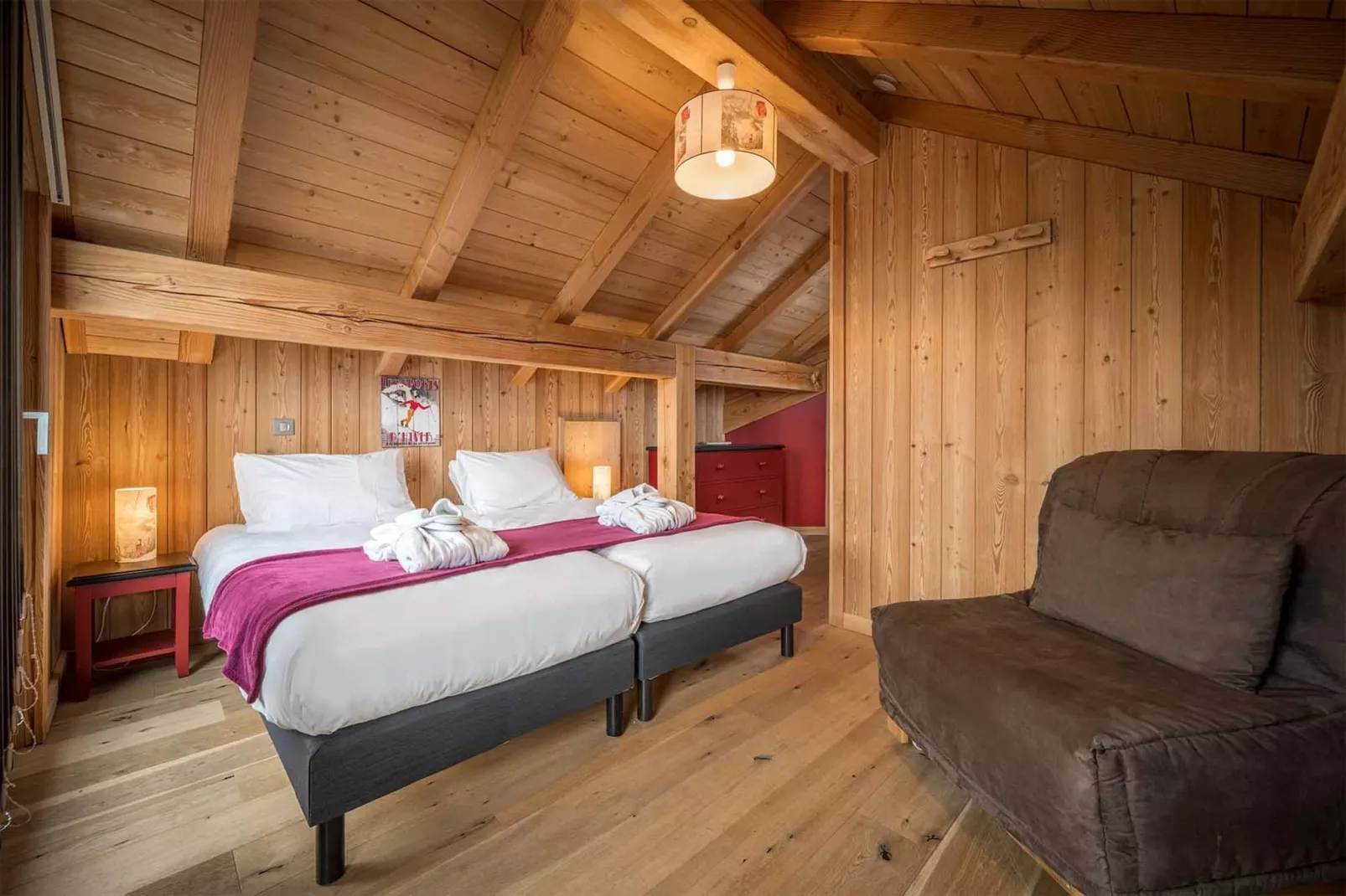 Chalet Nightingale-Slaapkamer