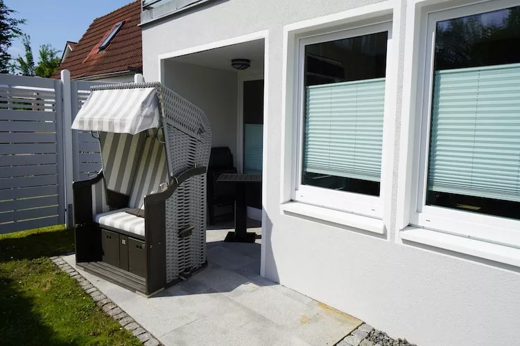 Studio in Wyk auf Föhr - LaMer Whg 2-Terrasbalkon