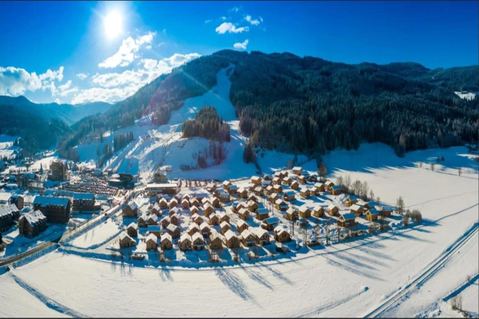 Kreischberg Chalets 14a-Gebied winter 1km