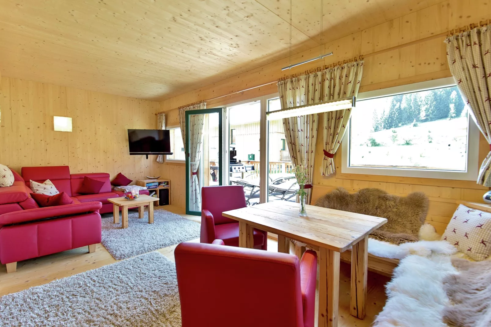 Kreischberg Chalets 40a-Woonkamer